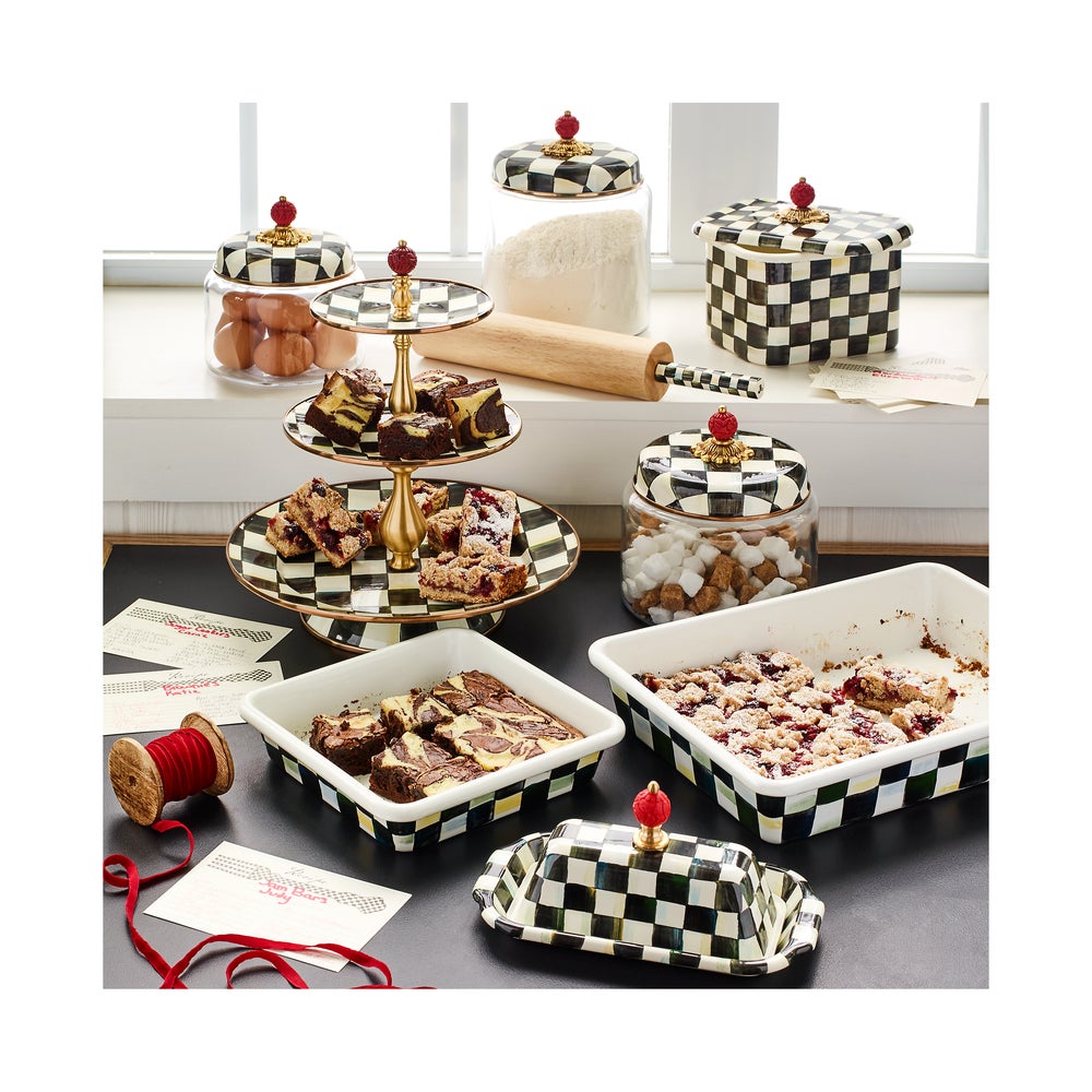 Courtly Check Three Tier Sweet Cake Stand