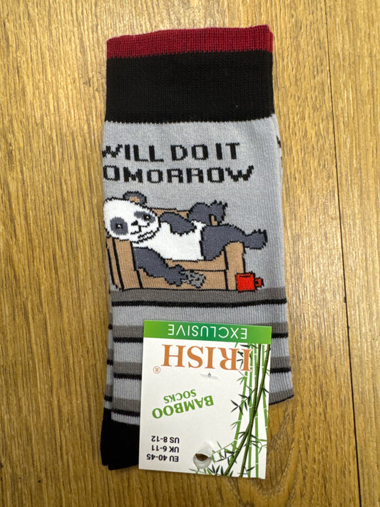 Bamboo Socks Will Do It Tomorrow