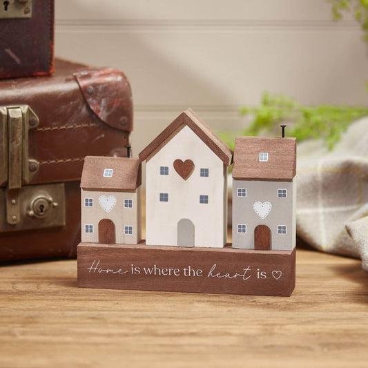 TRIPLE HOUSE BLOCK HOME IS WHERE…