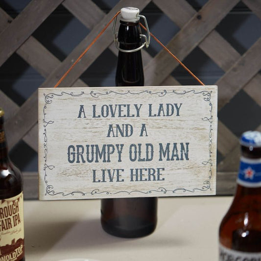 LOVELY LADY GRUMPY OLD MAN