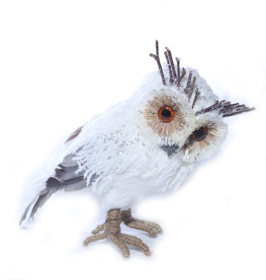 Medium White Owl 19cm