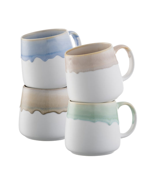 Belleek Living Coastal Mugs Set of 4