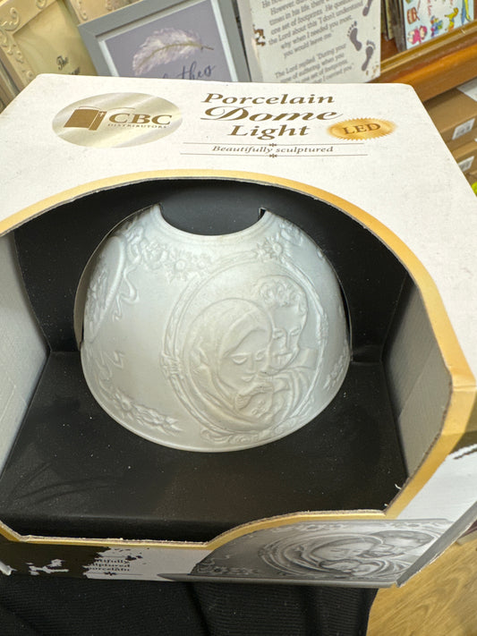 Porcelain LED Dome Light Holy Family