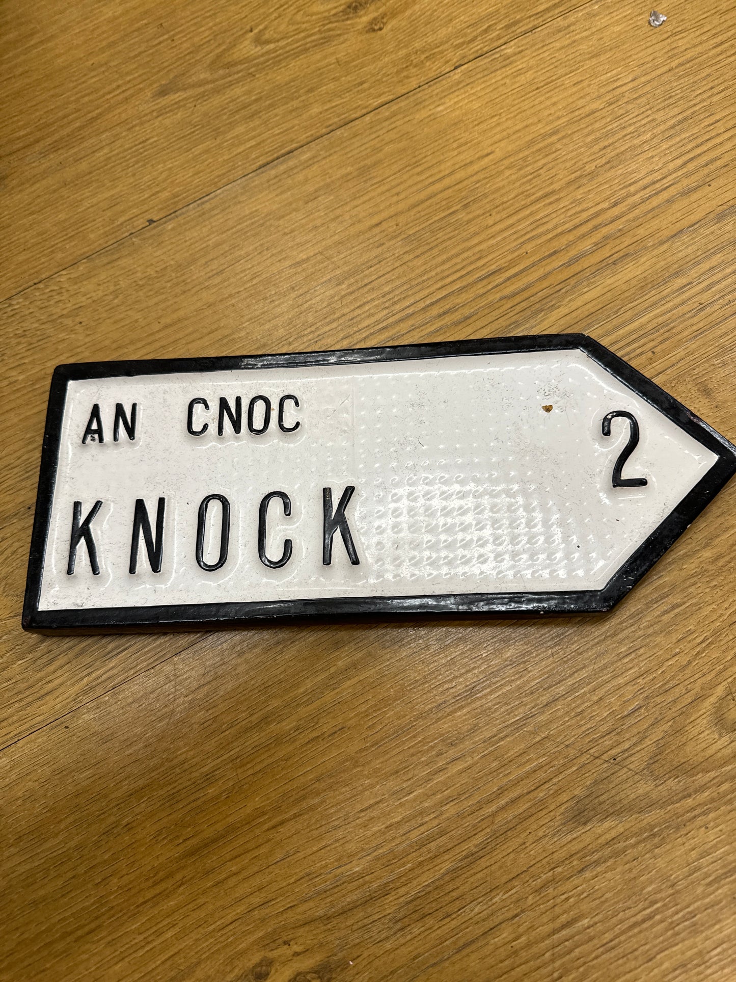 ROAD SIGN KNOCK polycrafts