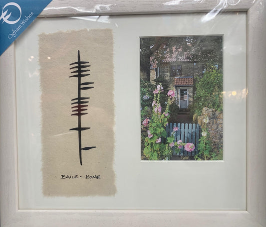 Ogham Baile White With Photo Space