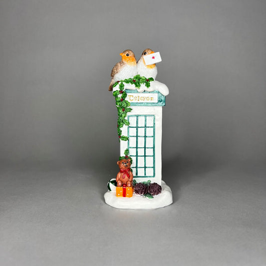 Christmas Irish Phone box 7.5x7.5x12.5cm