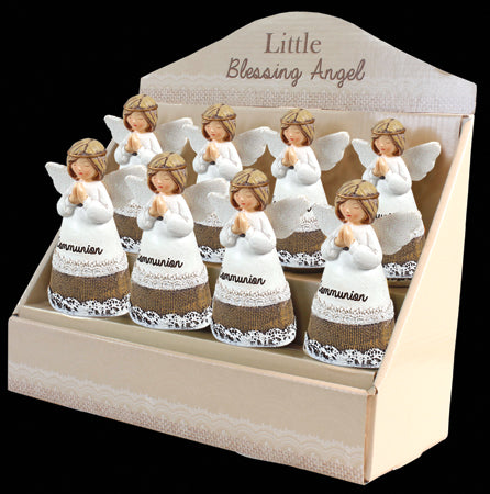 resin 4 1/4" message angel communion