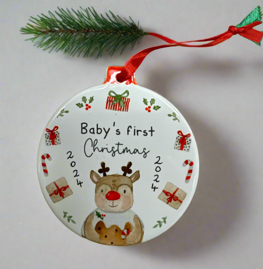 BABY 1ST CHRISTMAS BAUBLE