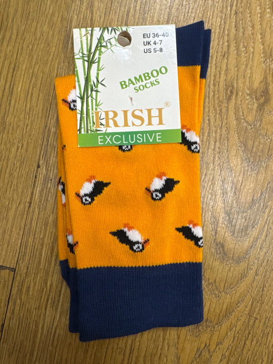 Bamboo Socks Penquins Ankle Socks