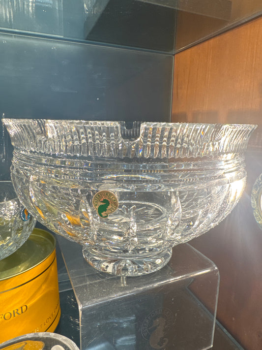10 “ Lismore Castle Bowl Waterford Crystal