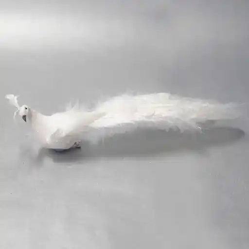 Peacock w/clip White