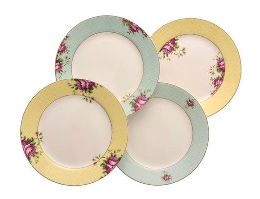 ARCHIVE ROSE SIDE PLATES x 4