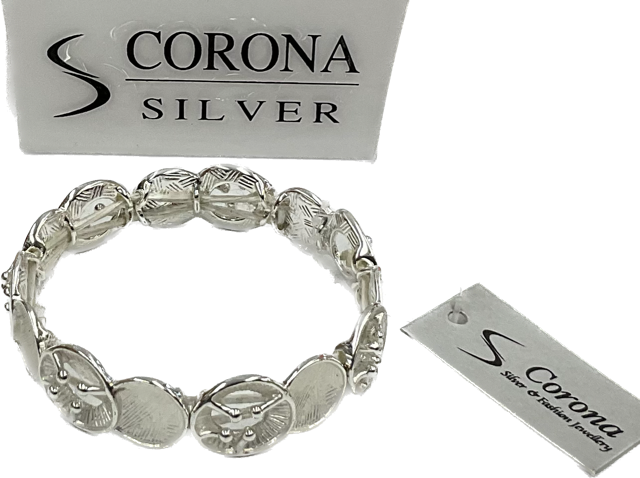 FASHION BANGLE ROSE and silver inspirational