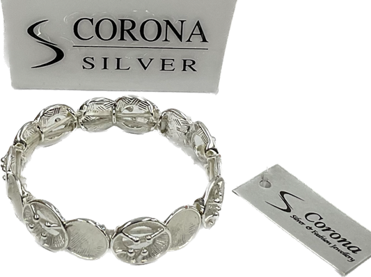 FASHION BANGLE ROSE and silver inspirational