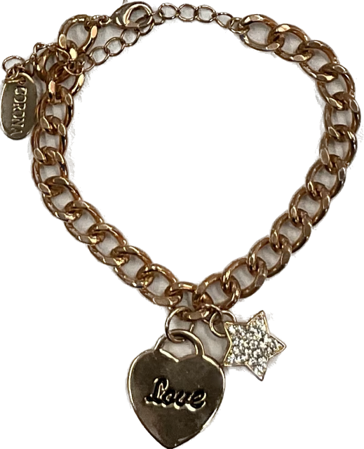Rose Gold Bracelet Love