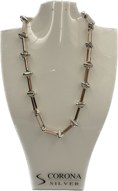 fashion necklace gold and silver