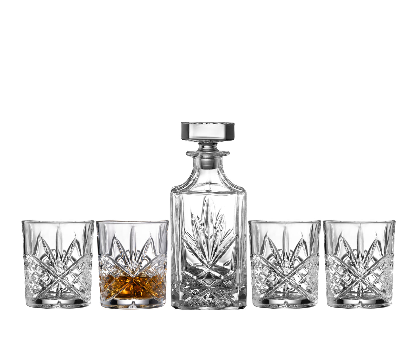 Galway Irish Crystal INISHEER DECANTER SET