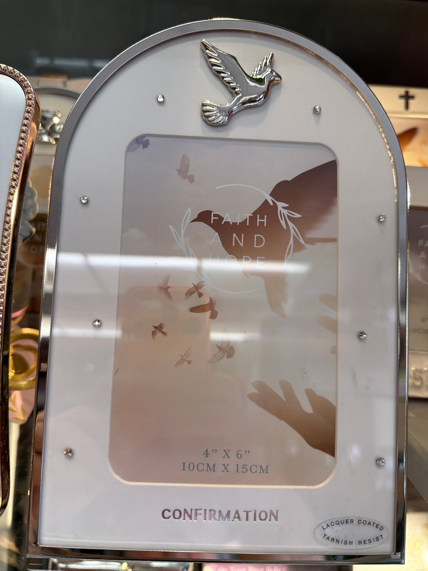 Faith & Hope Arch Frame 4'' x 6'' - Confirmation