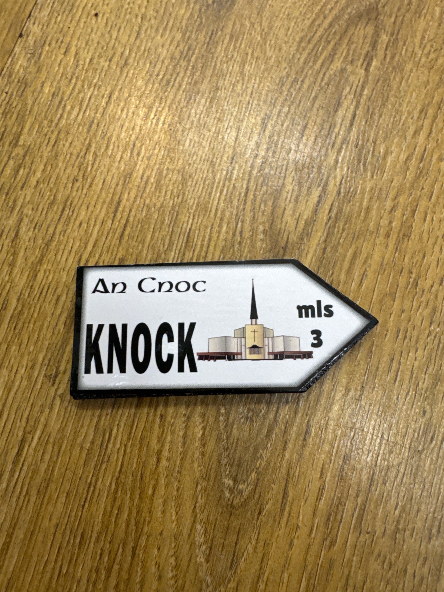 Knock Road Sign Magnet