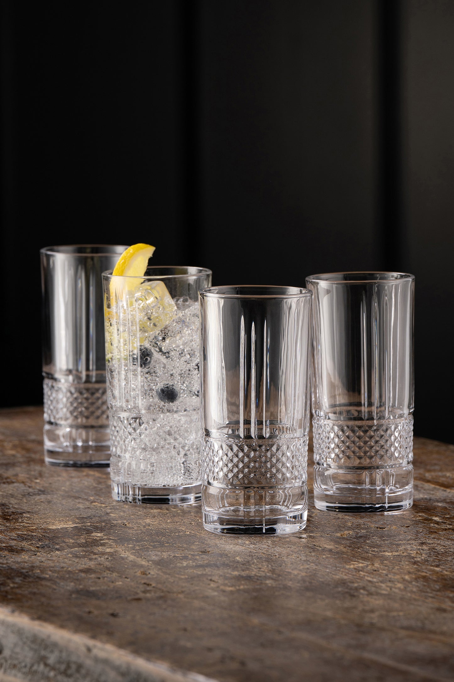 Galway Irish Crystal Eyre Hiball set of 4