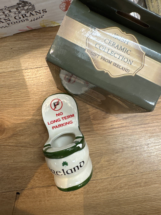 Porcelain Toilet no long term parking Cigarette Ashtray