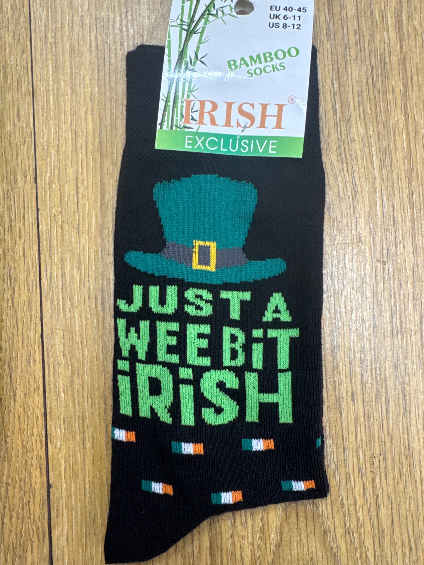 Bamboo Socks Just A Wee Bit Irish