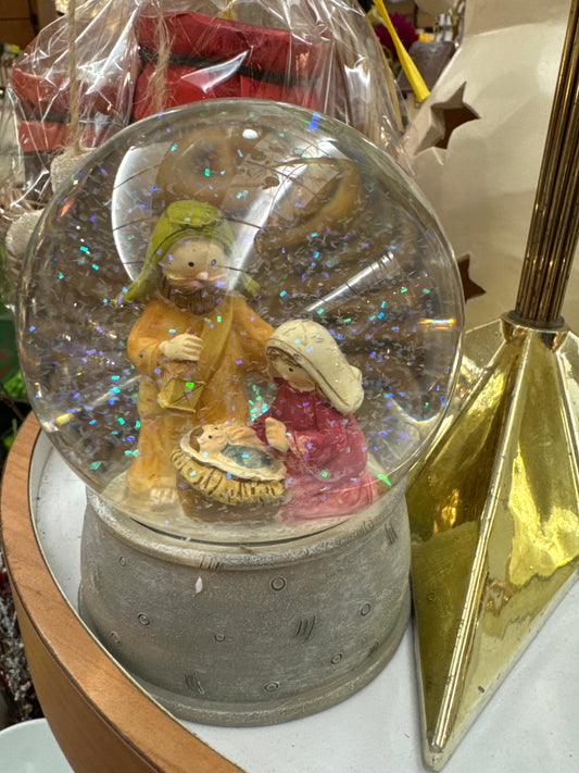 Nativity Snow Globe