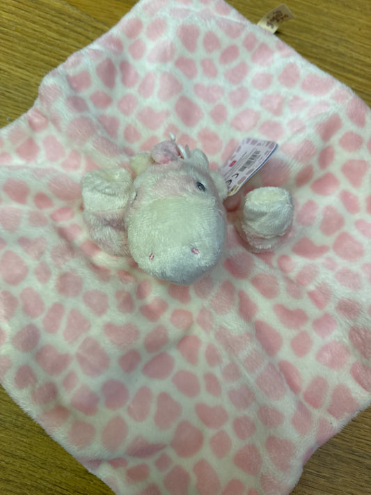 Baby Pink Giraffe Soothing Blanket