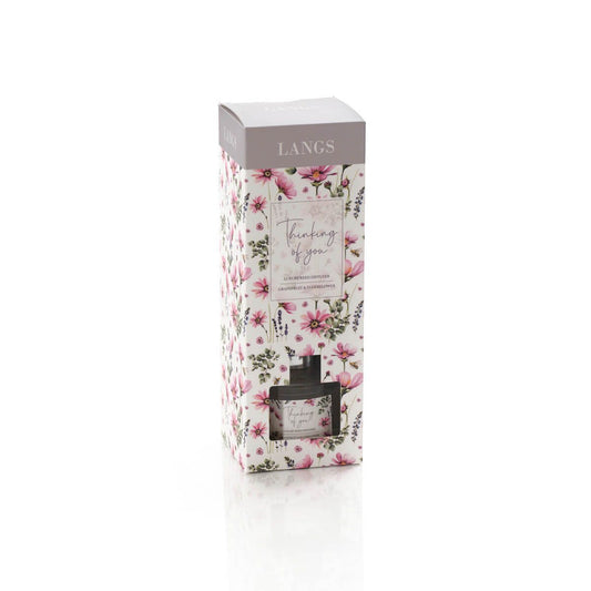 LUXURY REED DIFFUSER GRAPEFRUIT AND ELDERFLOWER THINKING OF YOU