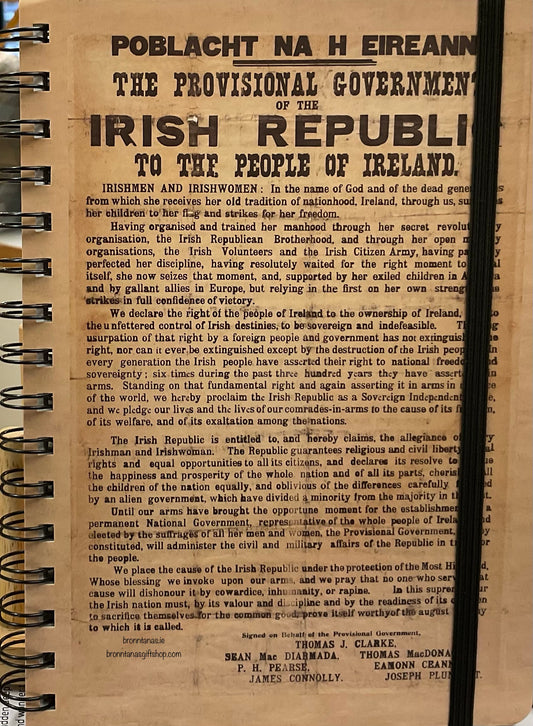 Proclamation spiral notebook