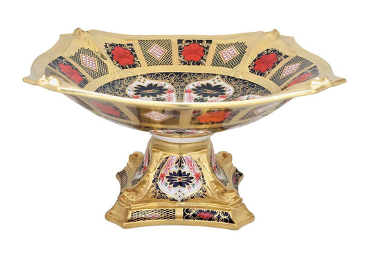 Royal Crown Derby Old Imari SGB Dolphin Centrepiece