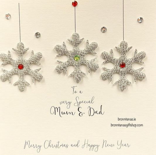 Mum & Dad christmas cards