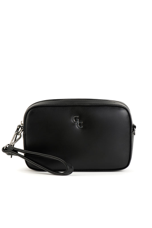 Galway Crystal Black Crossbody Bag