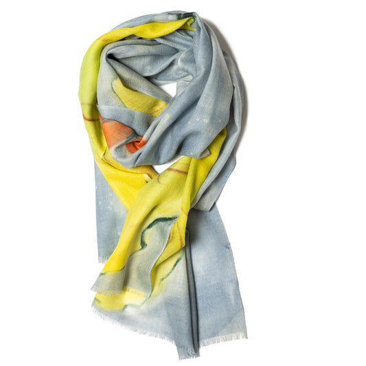 Galway Crystal Lily Pads Merino Wool Scarf