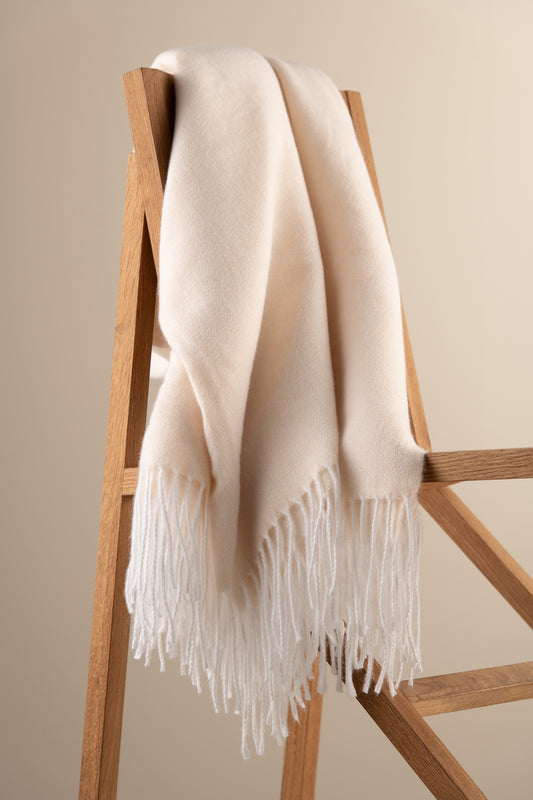 Galway Crystal Pearl Champagne Throw
