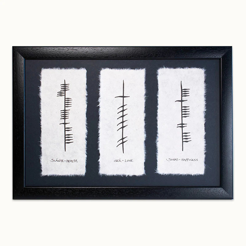 Ogham Health Love Happiness Triple Large