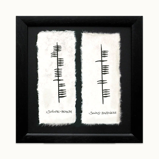 Ogham Sláinte / Sonas - Health / Happiness Double