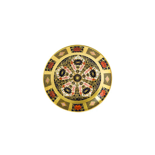 Royal Crown Derby Old Imari Solid Gold Breakfast Saucer