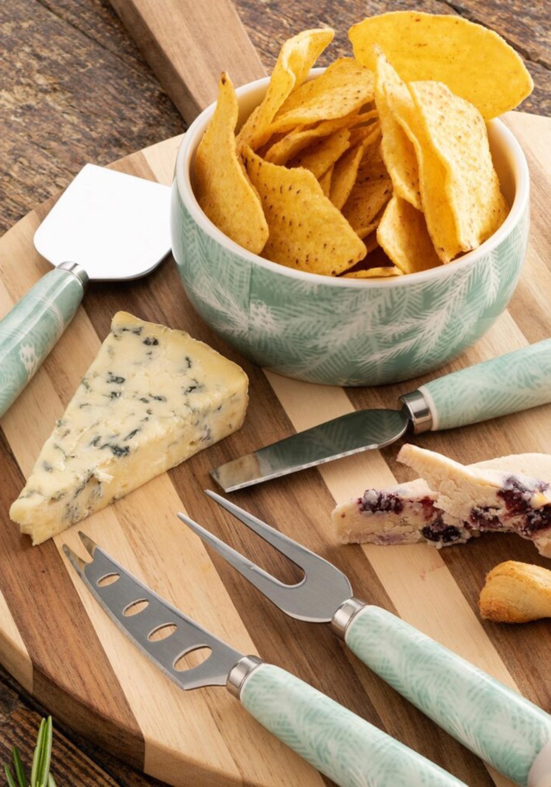 Belleek Living Winter Spruce Cheese Knife Set