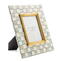 Sterling Check Photo Frame 5” x 7”