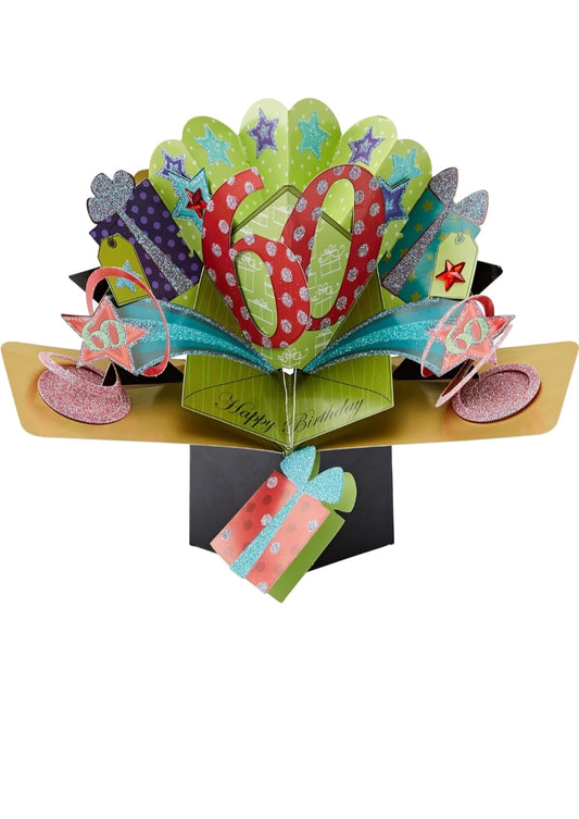 60th Birthday Pop up Card