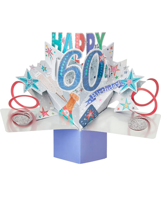 60th Birthday Pop Up Card