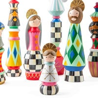 Courtly Check Holy Night Nativity Set