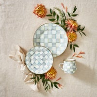 Sterling Check Dinner Plate