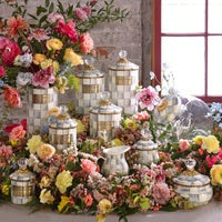 Sterling Check Utensil Jar