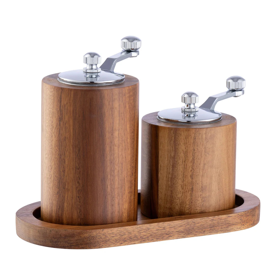 Belleek Living Salt & Pepper Mill Grinder Set