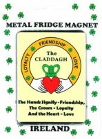 METAL F/MAGNET CLADDAGH