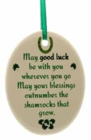 Ceramic Hanging Ornament May Good Luck