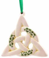 Ceramic Hanging Ornament Trinity Knot