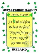 METAL F/MAGNET AN IRISH WISH